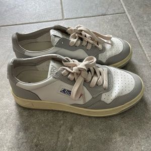 Autry sneakers gray and white. Excellent like new condition worn once